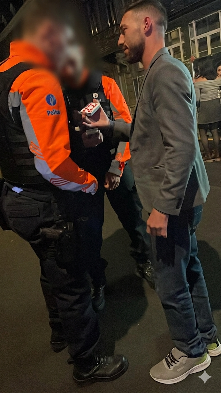 Photo de Pascal Bgx faisant de la magie